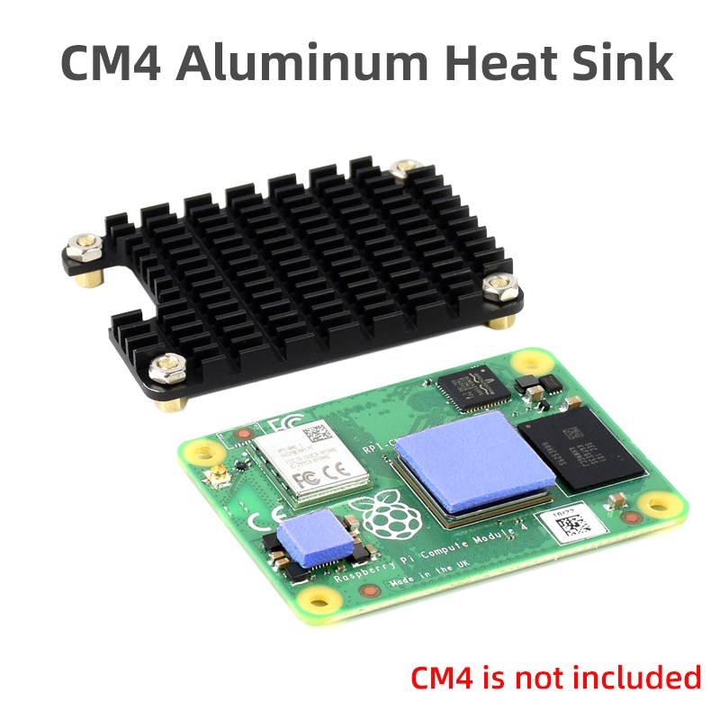 Raspberry Pi Water Cooling Kit - Réchauffeur d'alliage d'aluminium de framboise Pi