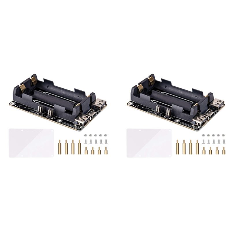 AA08-2X pour Raspberry Pi 4, a - Raspberry Pi Uninterrupted Power Supply Ups 18650 avis et prix