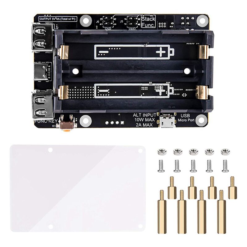 AA08-2X pour Raspberry Pi 4, a - Raspberry Pi Uninterrupted Power Supply Ups 18650 avis et prix