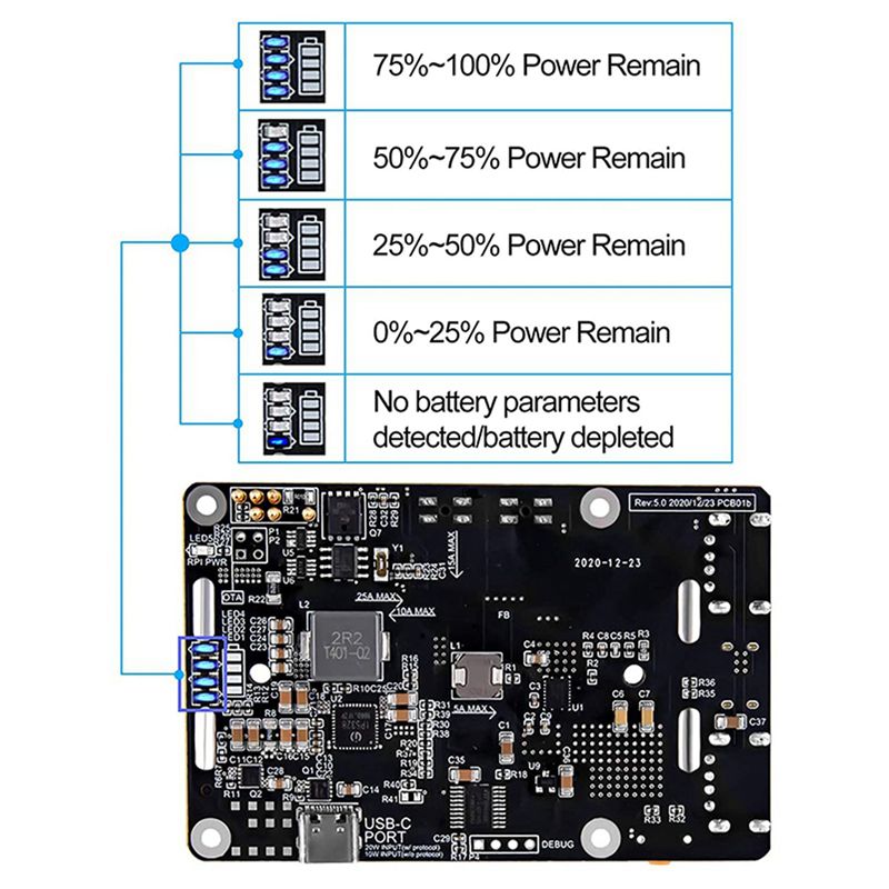 Carte d'extension d'alimentati - Raspberry Pi Uninterrupted Power Supply Ups 18650 avis et prix