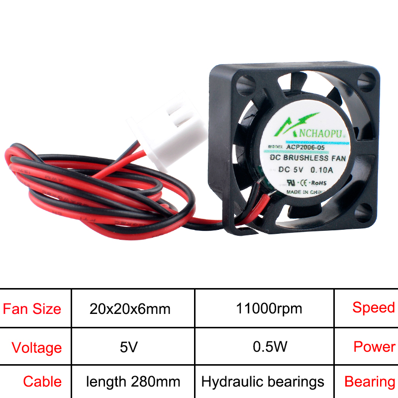 ANCHAOPU ACP2006 Ventilateur 2 - Raspberry Pi Water Cooling Kit avis et prix