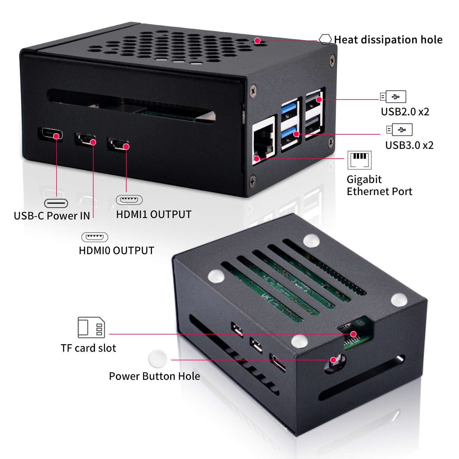 Boîtier métallique Raspberry P - Argon One V3 M.2 Nvme Case avis et prix